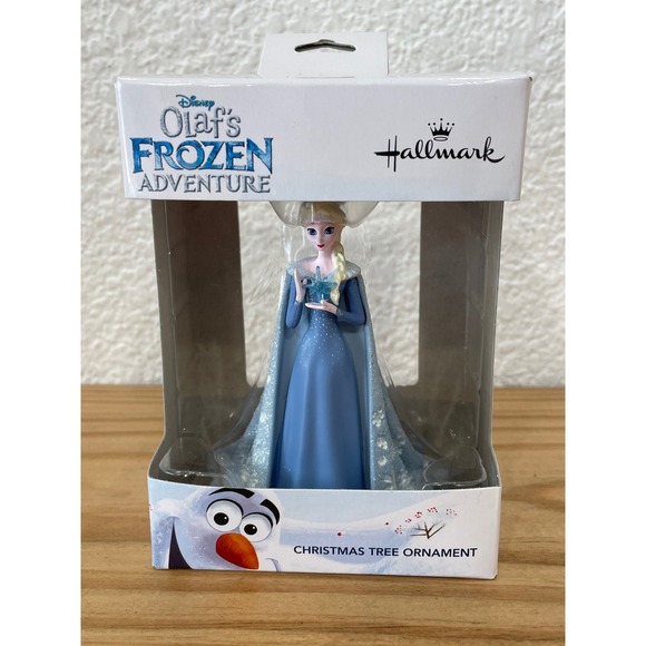 Hallmark Other - Disney "Olaf's Frozen Adventure" Elsa W/ Star Christmas Tree Ornament Sealed Box
